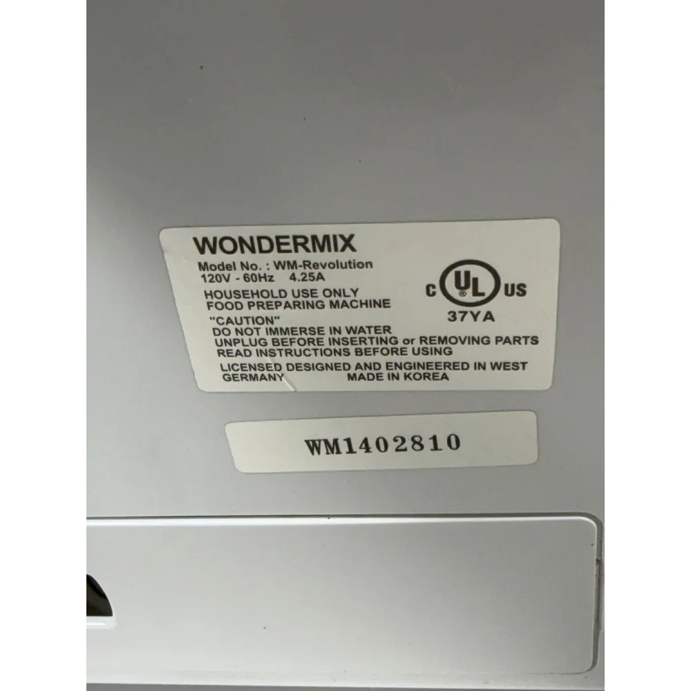 WonderMix Revolution Kitchen Stand Mixer Blender Combo White WM-Revolution